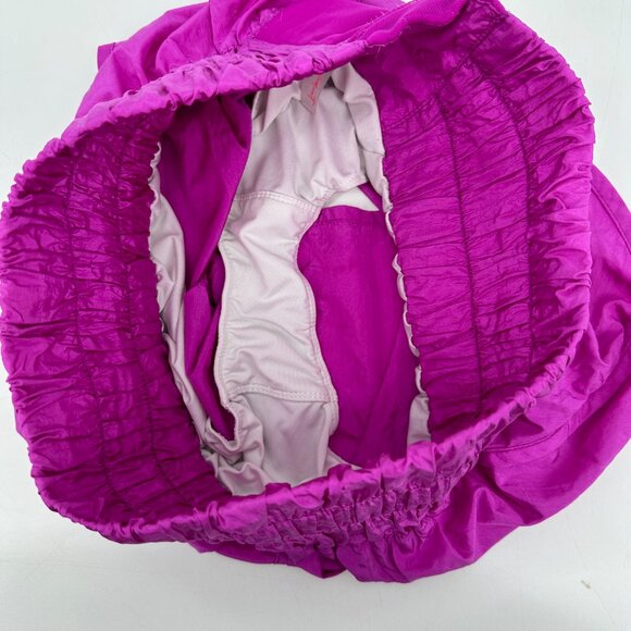 Free People Movement The Way Home Athletic Nylon High Rise Shorts Magenta Medium - Picture 7 of 10
